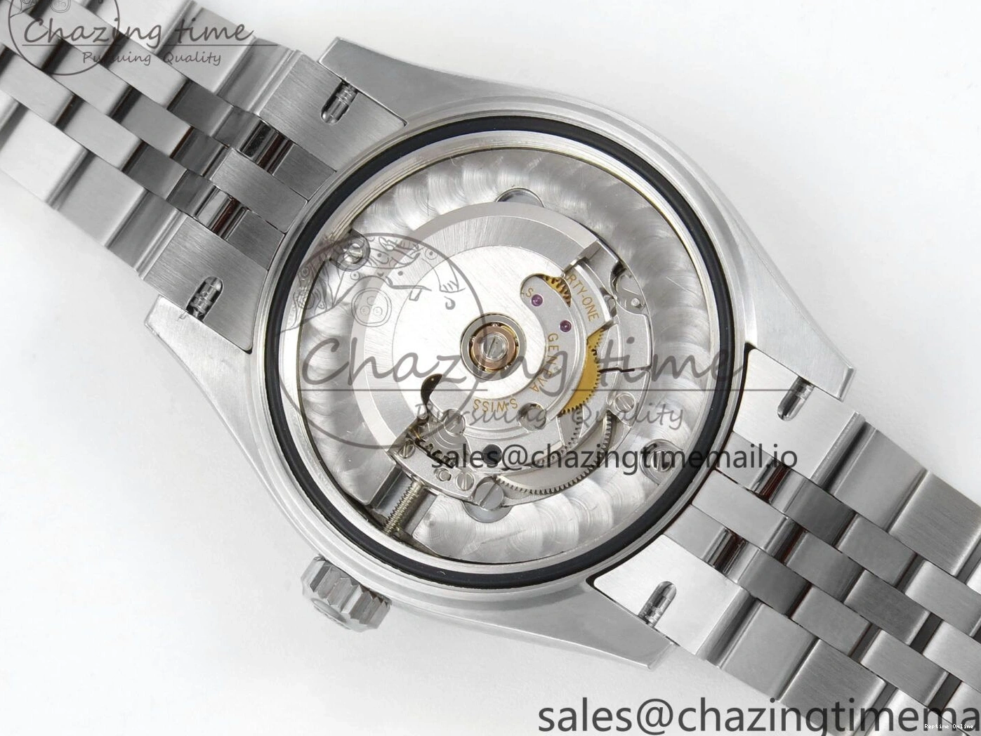 0404 Lightweight DateJust 31 278384RBR THBF 1:1 Best Edition 904L Steel Silver Diamonds Dial Diamonds Bezel on SS Oyster Bracelet HZ Cal. 22